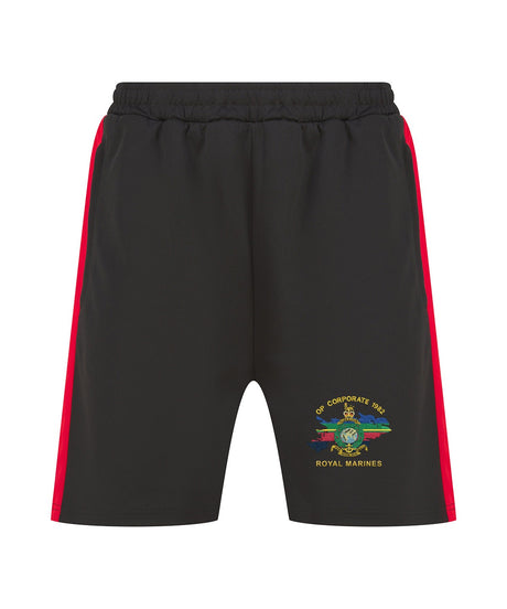 Op Corporate Royal Marines Shorts black and red