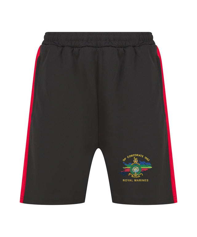 Op Corporate Royal Marines Shorts black and red