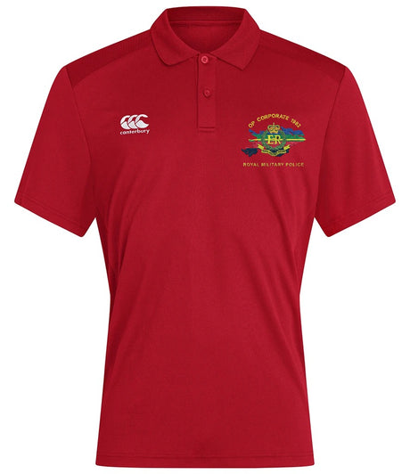 Op Corporate Royal Military Police Canterbury polo in Flag Red