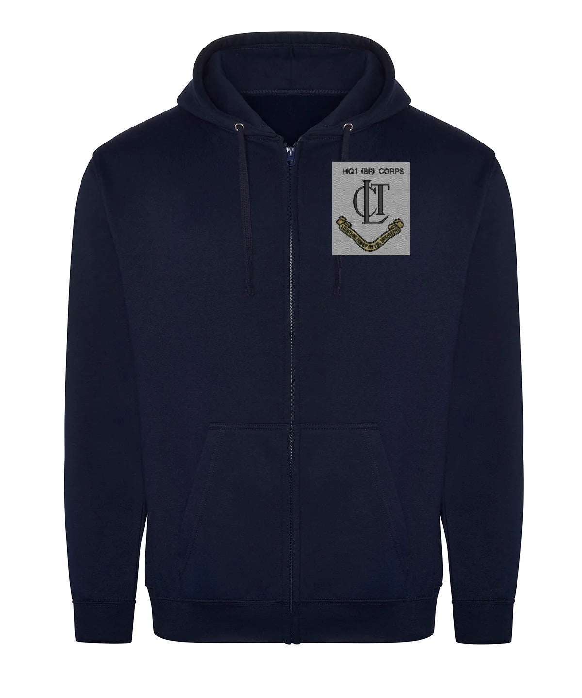 HQ 1 (BR) Corps Zipped Hoodie