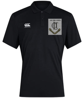 HQ 1 (BR) Corps Canterbury Club Dry Polo Black