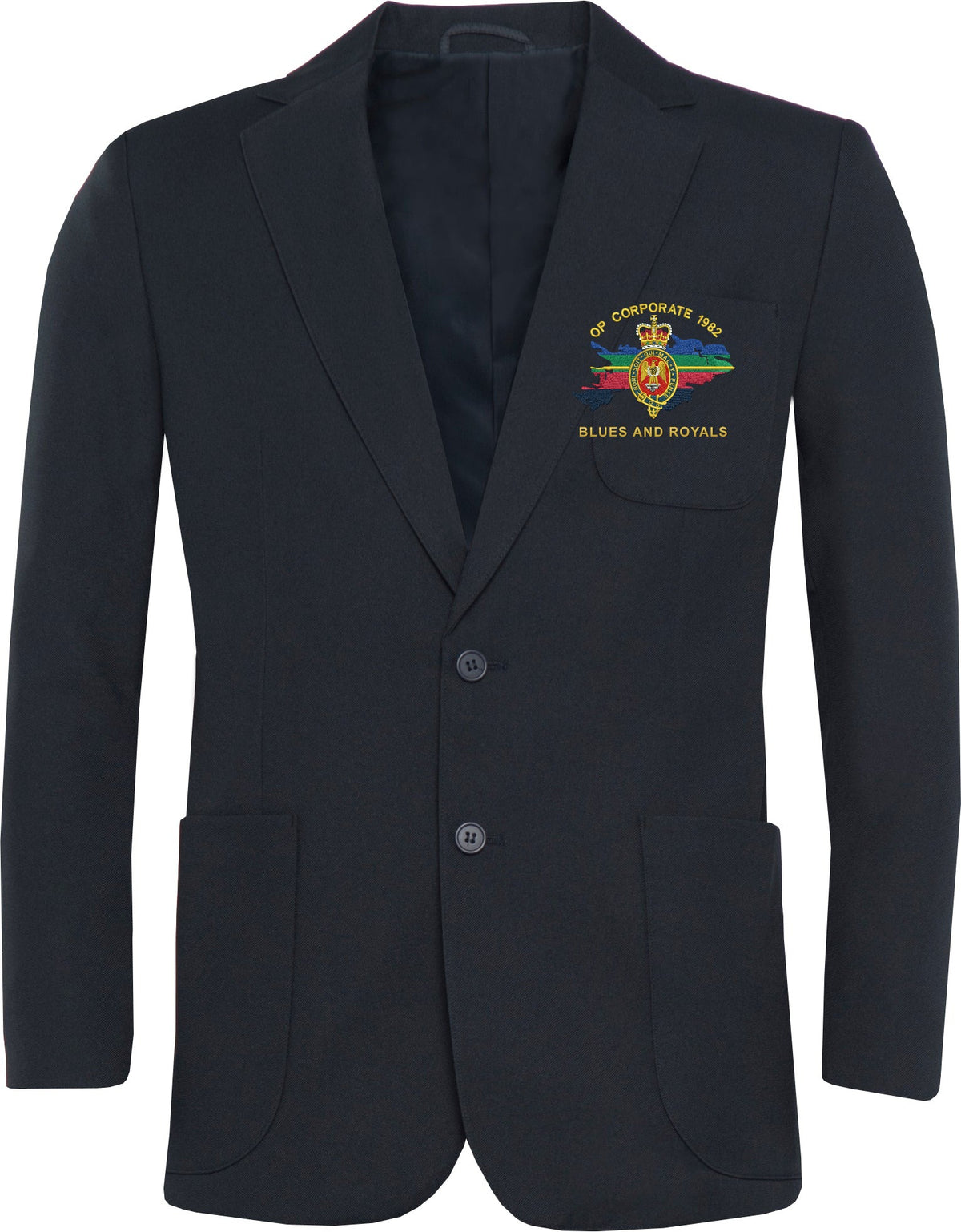 Op Corporate Blues and Royals Blazer