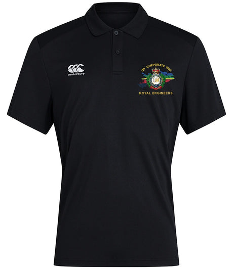 Op Corporate Royal Engineers Canterbury polo in Black