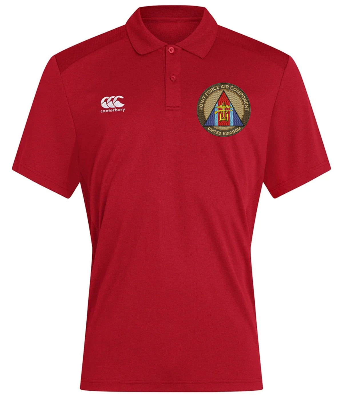 Joint Force Air Component Canterbury Club Dry Polo Flag Red