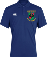 33 Indep Field Sqn Canterbury polo in Royal Blue