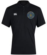 Armed Forces Veteran Proud to Serve Canterbury Club Dry Polo Black