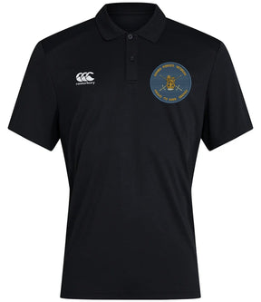 Armed Forces Veteran Proud to Serve Canterbury Club Dry Polo Black