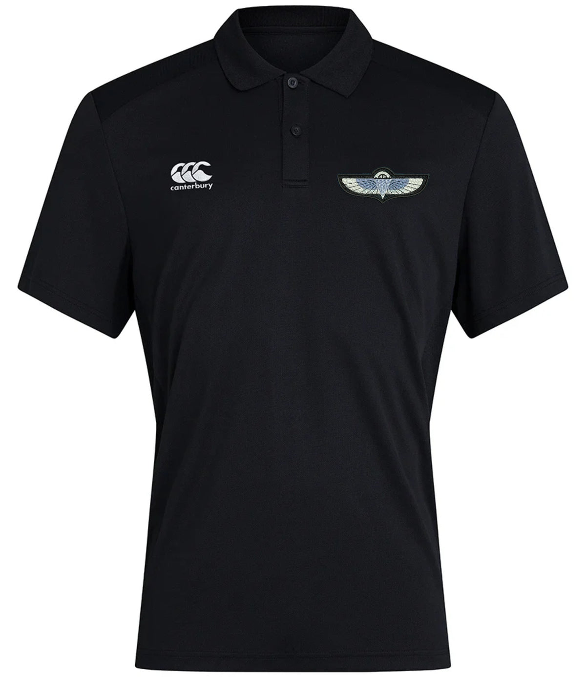 SAS Parachute Wings Canterbury Club Dry Polo Black