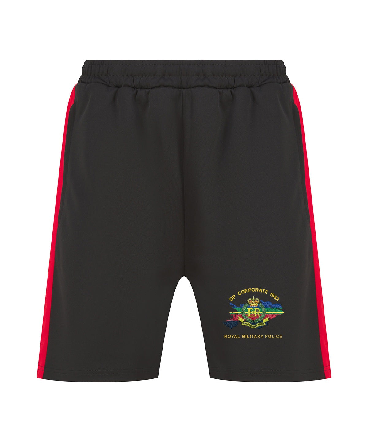 Op Corporate Royal Military Police Shorts black and red
