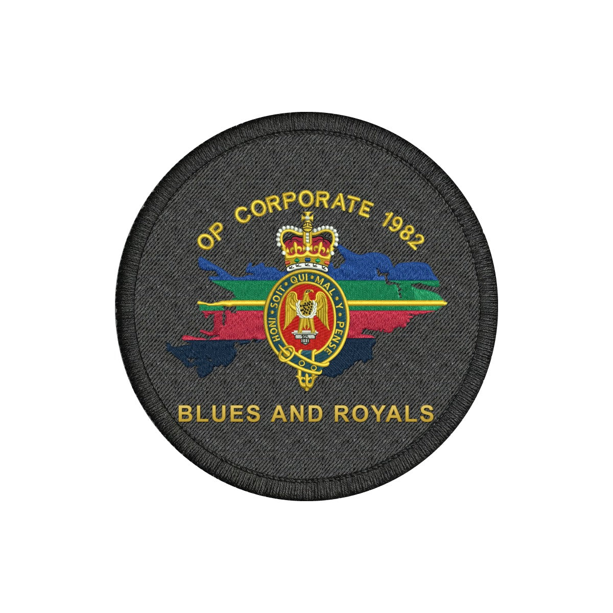 Op Corporate Blues and Royals Patch