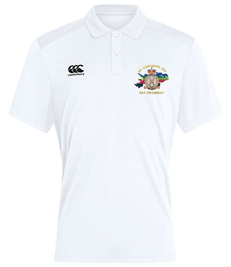 Op Corporate RAF Regiment Canterbury polo in White