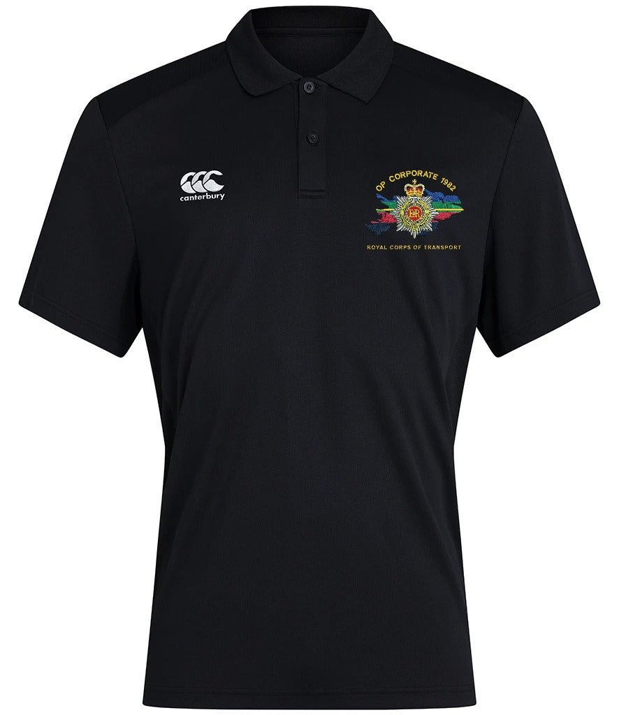 Op Corporate Royal Corps of Transport Canterbury polo in Black