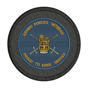 Armed Forces Veteran Proud to Serve Patch