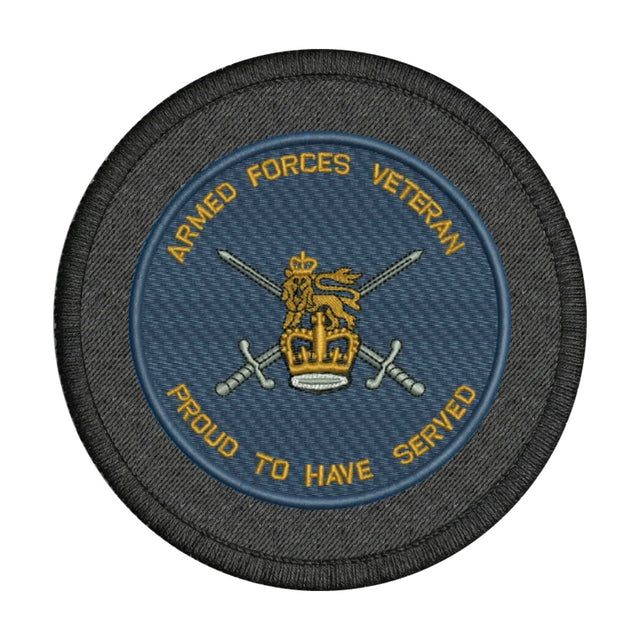 Armed Forces Veteran Proud to Serve Patch