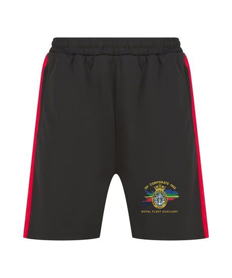 Op Corporate Royal Fleet Auxiliary Shorts black and red