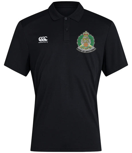 Royal Hampshire Band of Brothers Canterbury Club Dry Polo Black
