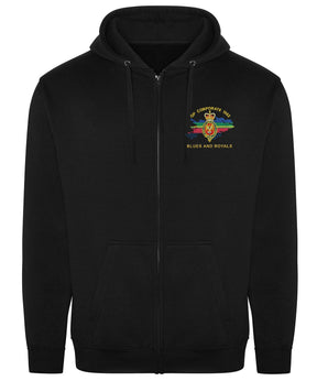 Op Corporate Blues and Royals Zipped Hoodie