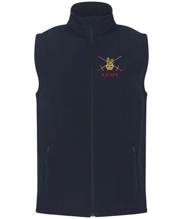 British Army crossed swords Gilet
