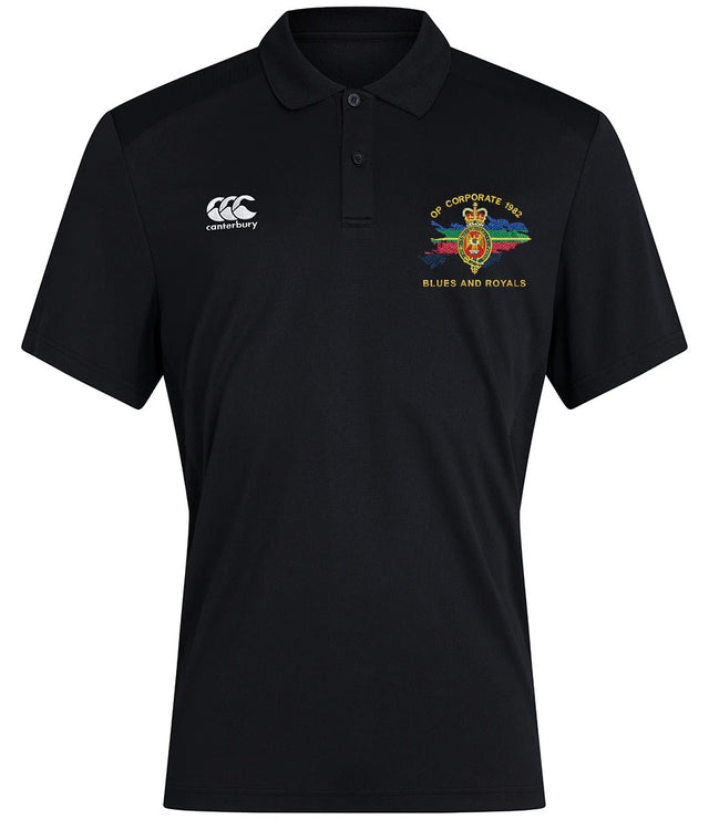 Op Corporate Blues and Royals Canterbury polo in Black