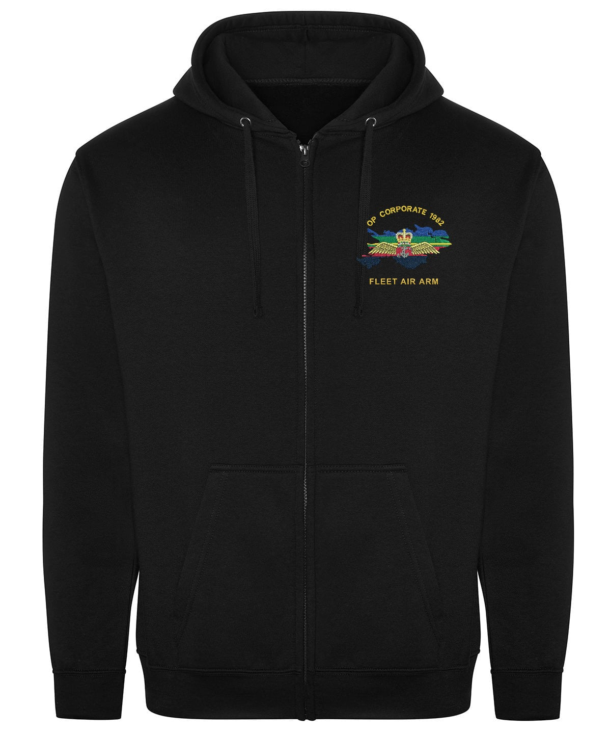 Op Corporate Fleet Air Arm Zipped Hoodie