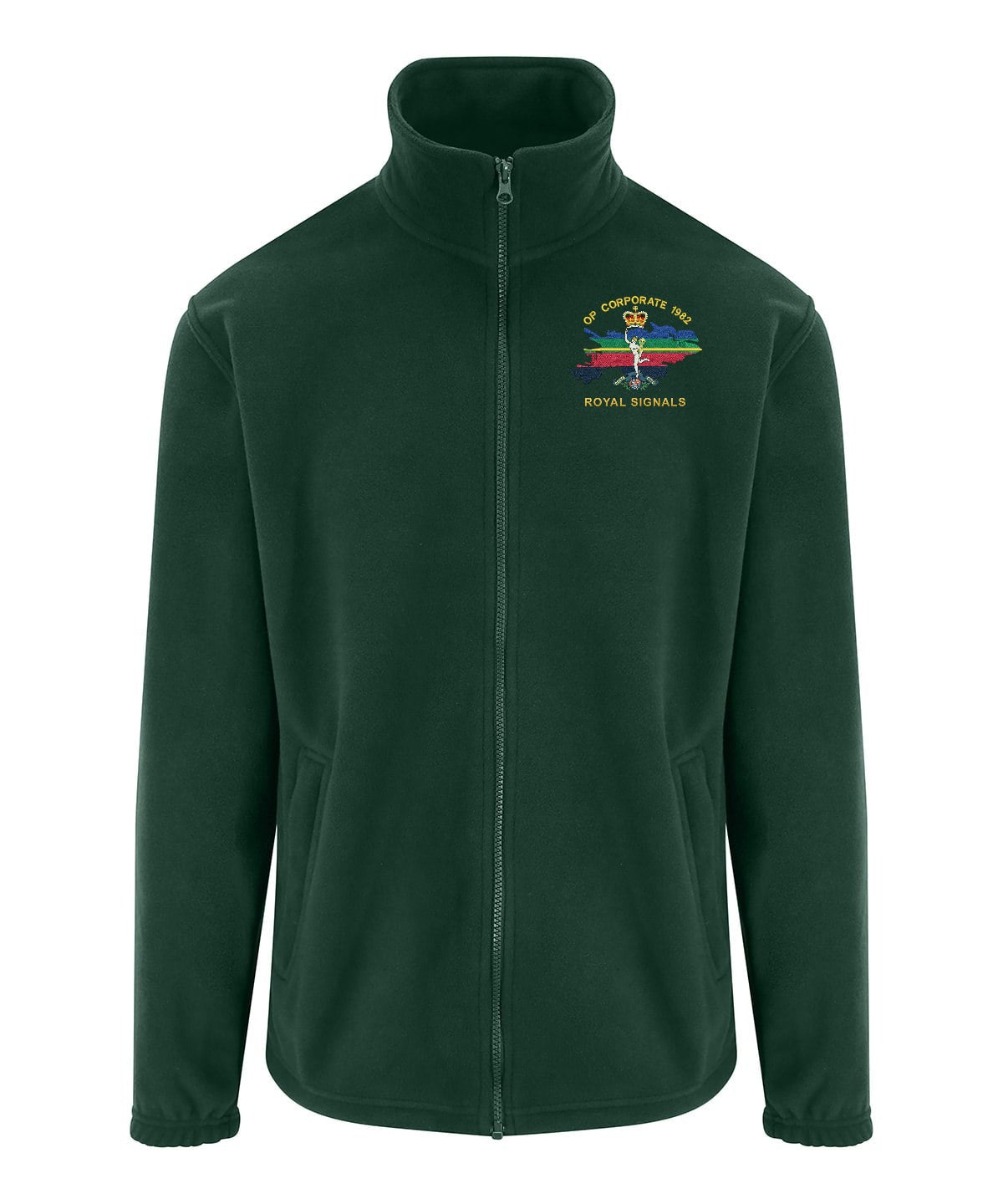 Op Corporate Royal Signals Zipped Fleece