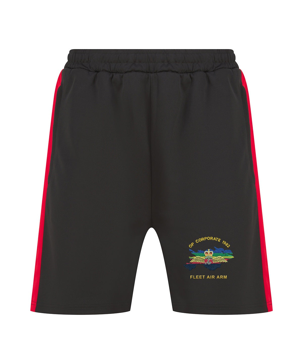 Op Corporate Fleet Air Arm Shorts black and red