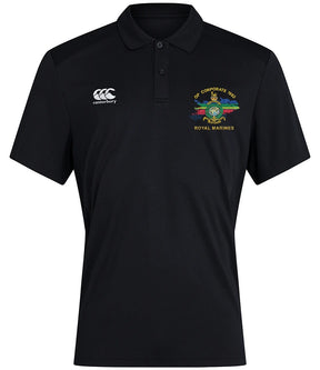 Op Corporate Royal Marines Canterbury polo in Black