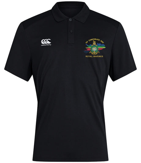 Op Corporate Royal Marines Canterbury polo in Black
