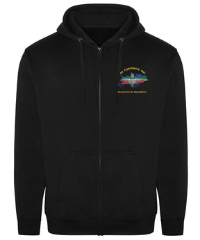Op Corporate Parachute Regiment Zipped Hoodie