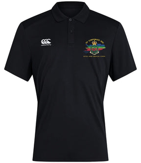 Op Corporate Royal Army Medical Corps Canterbury polo in Black