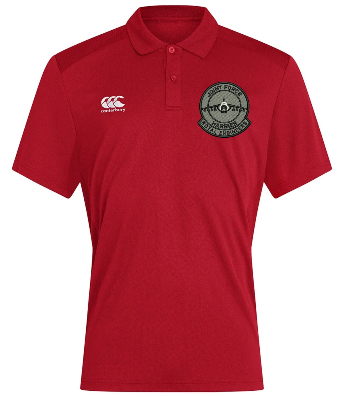 Joint Force Harrier Canterbury Club Dry Polo Flag Red