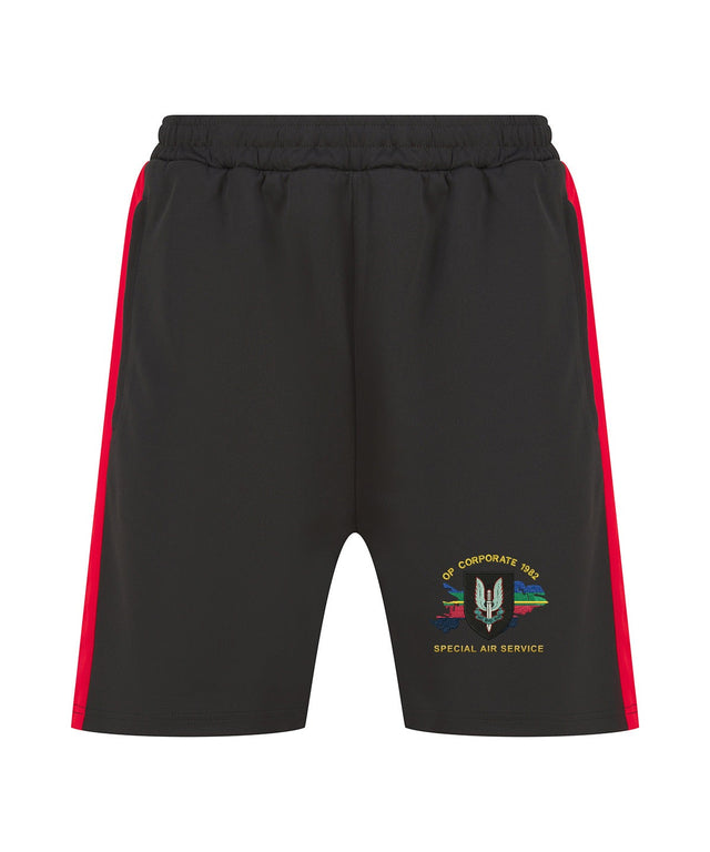Op Corporate Special Air Service Shorts black and red