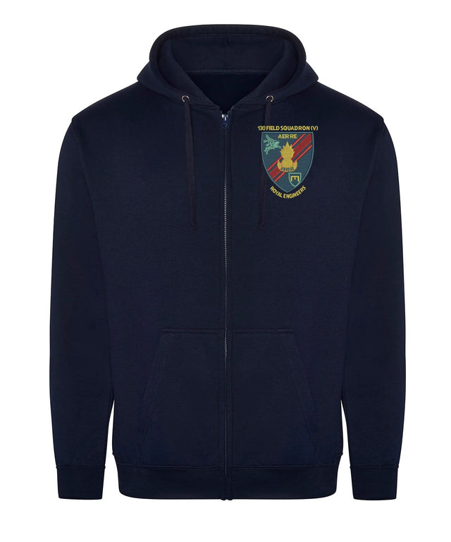 130 Field Squadron Zipped Hoodie