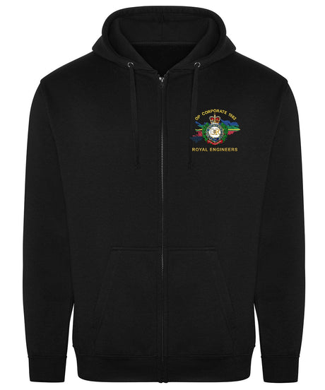 Op Corporate Royal Engineers Zipped Hoodie