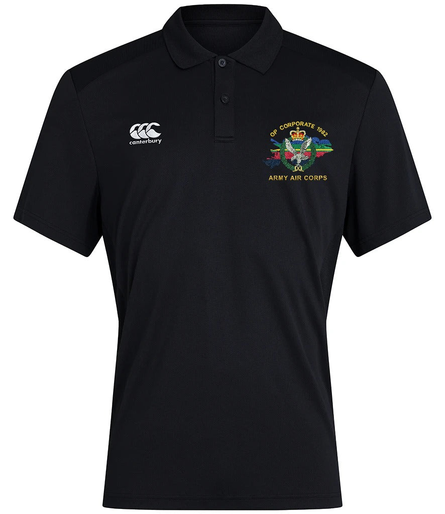 Op Corporate Army Air Corps Canterbury polo in Black