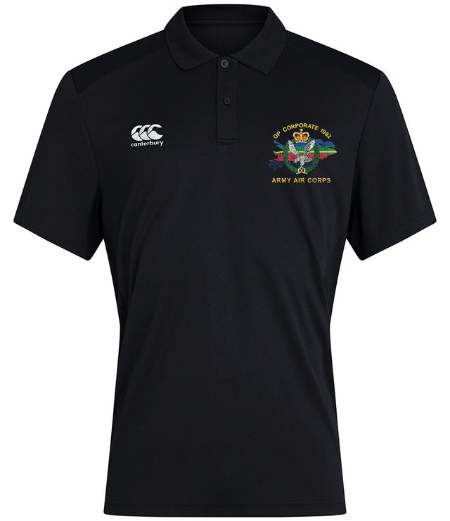 Op Corporate Army Air Corps Canterbury polo in Black