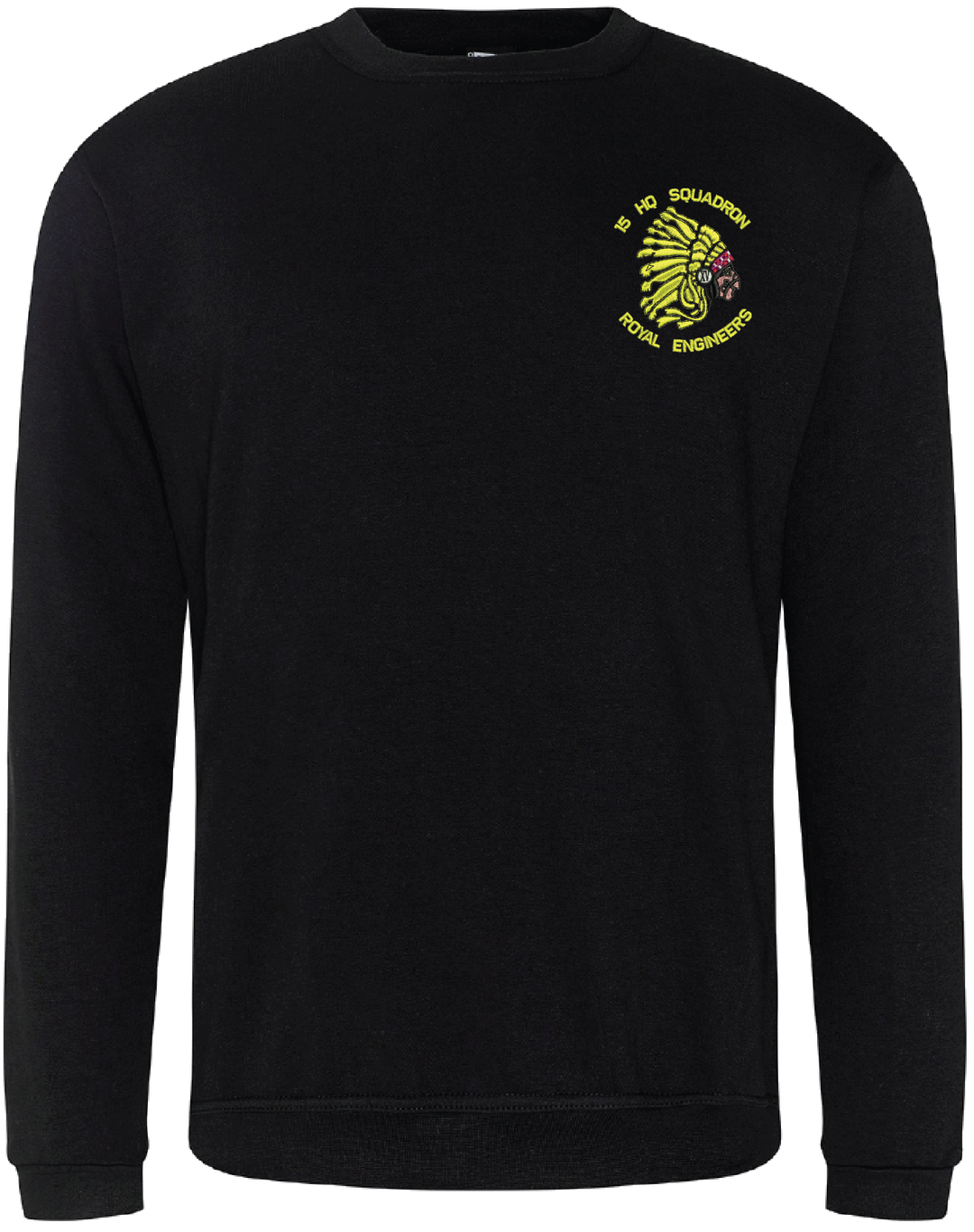 15 HQ Sqn Sweatshirt badge mockup