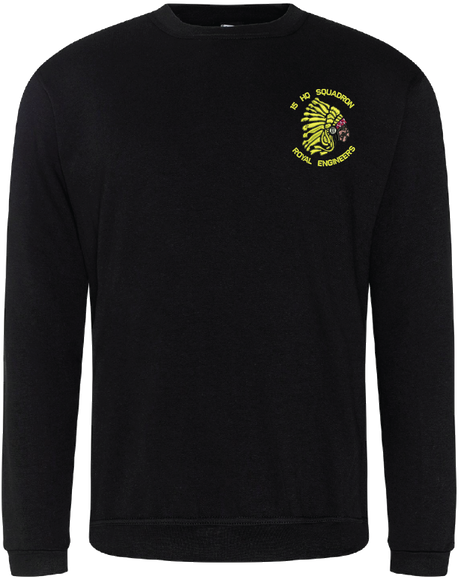 15 HQ Sqn Sweatshirt badge mockup