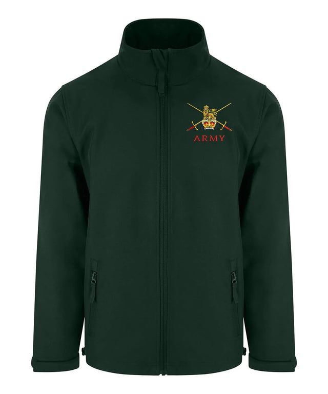 British Army crossed swords Soft Shell Jacket