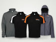 Core bundle: contrast polos, quarter zip and hooded jacket with your logo