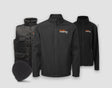 Professional winter bundle: softshell, fleece and body warmer with your logo