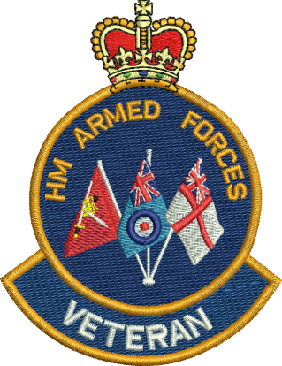 HM Armed Forced Try Flag Badge