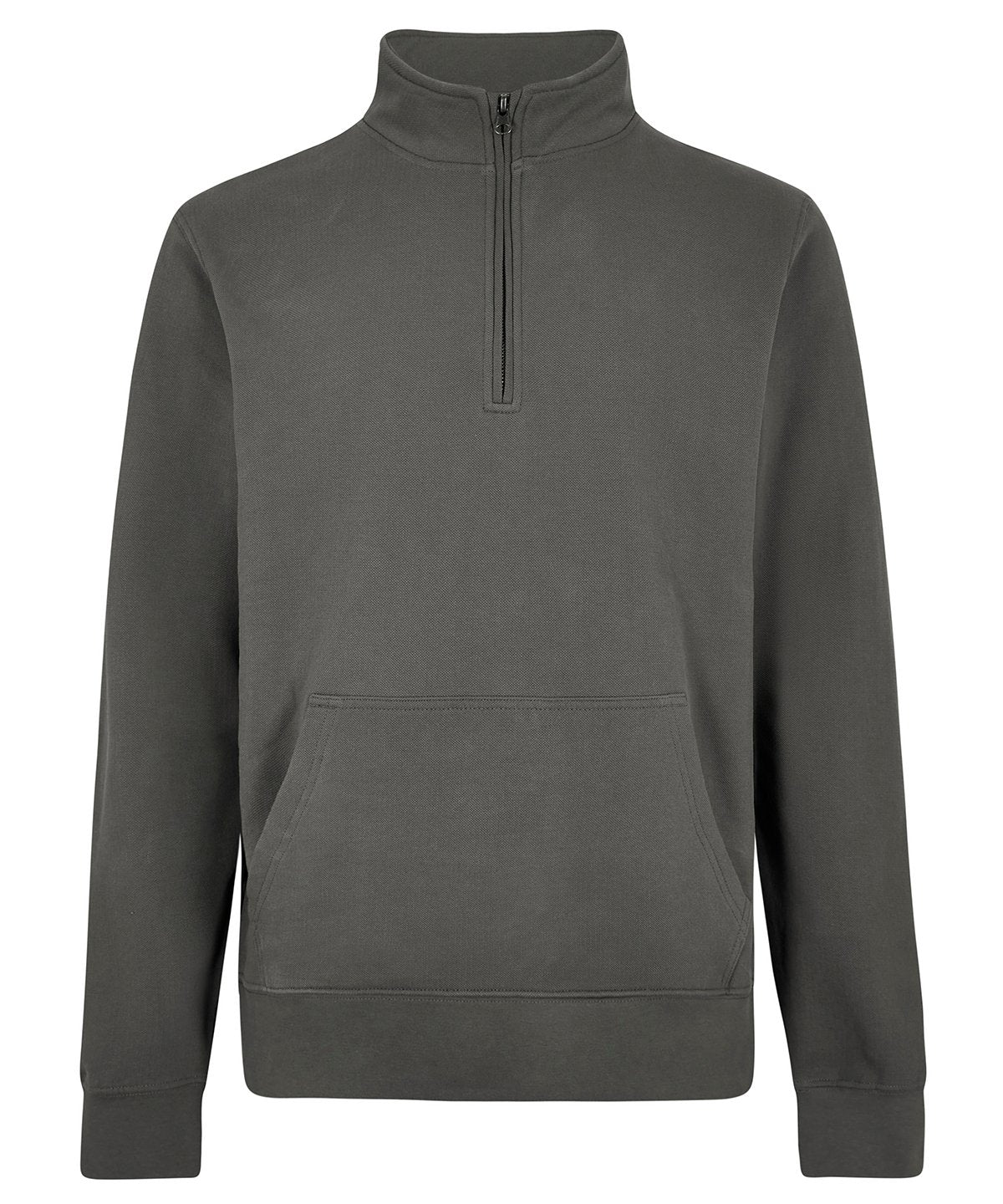 Regular Fit 1/4-Zip Piqué Sweatshirt