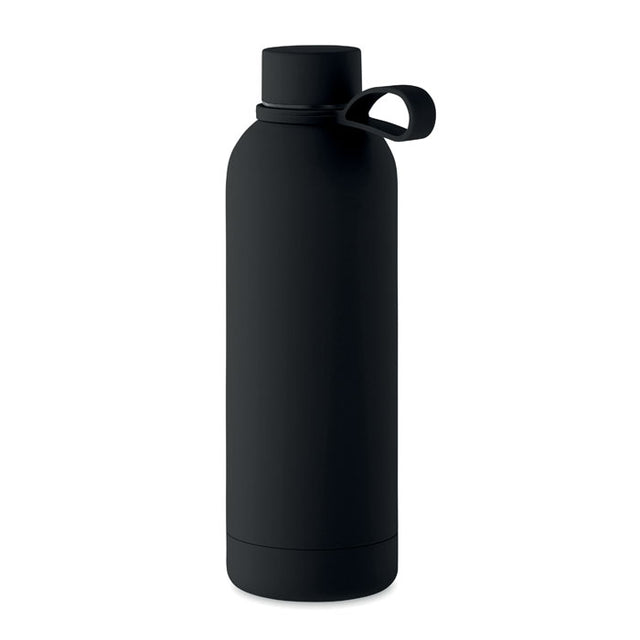 Engraved Double Wall Bottle 500ml, Black