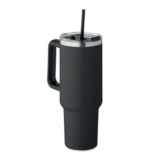 Engraved Double Wall Tumbler 1200ml, Black