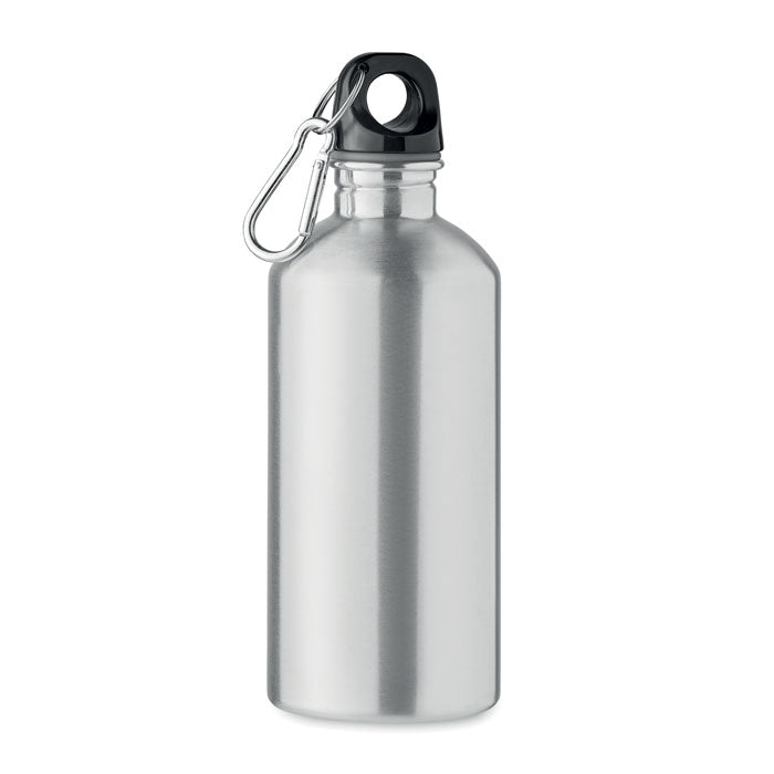 Engraved Single Wall Bottle 500ml, Matt Silver