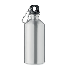 Engraved Single Wall Bottle 500ml, Matt Silver