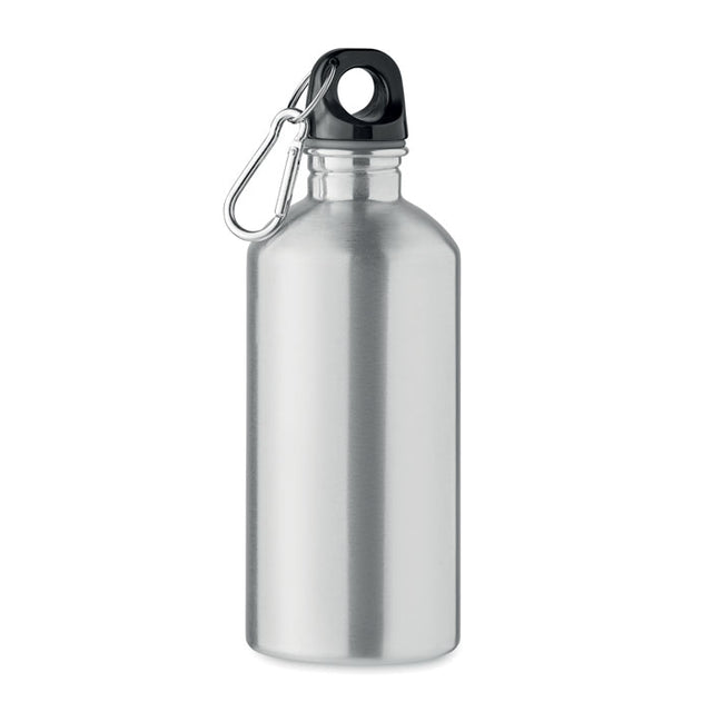 Engraved Single Wall Bottle 500ml, Matt Silver