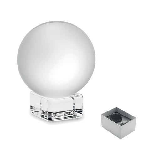 Engraved Glass Round Award