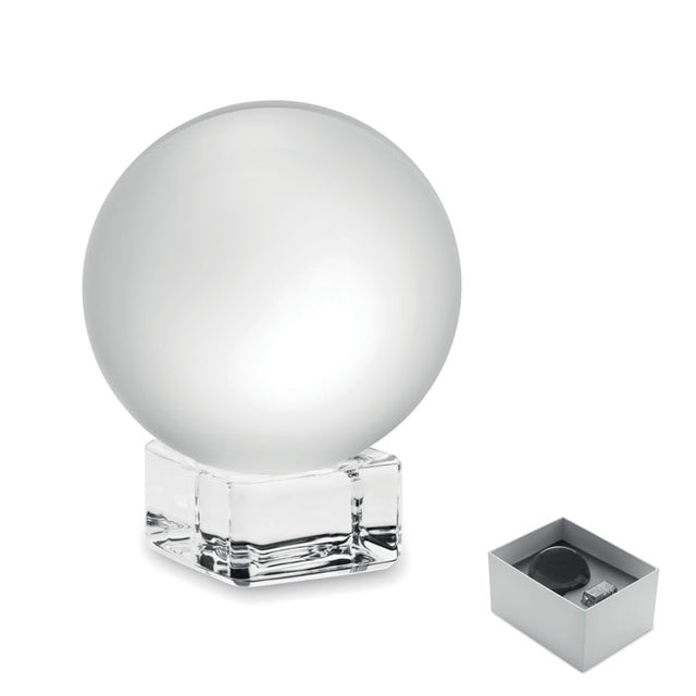 Engraved Glass Round Award